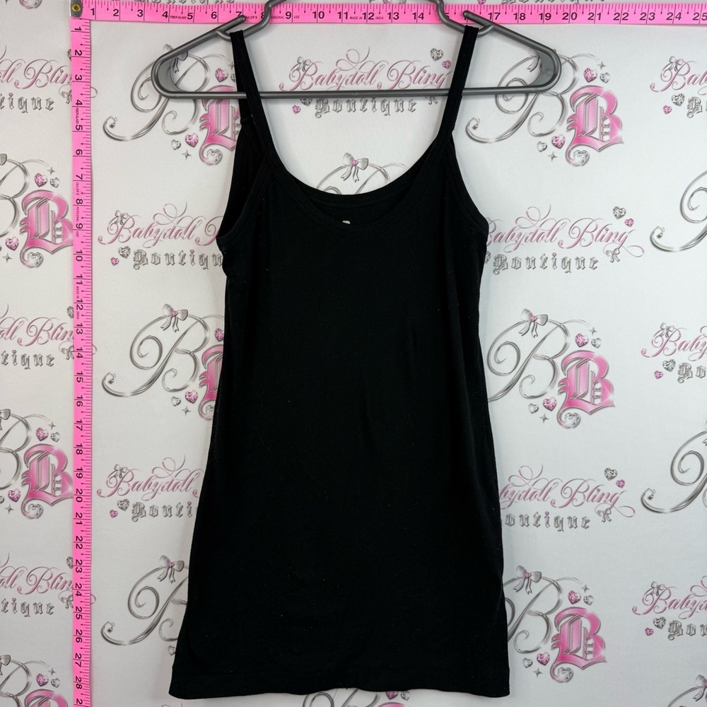 Banana Republic tank top stretchy, basic camisole Black Tank Top
